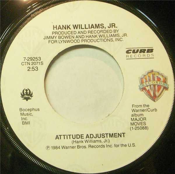 Accords et paroles Attitude Adjustment Hank Williams, Jr.