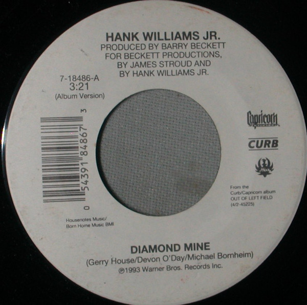 Accords et paroles Diamond Mine Hank Williams, Jr.