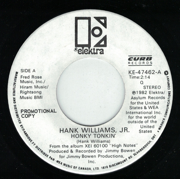 Accords et paroles High And Pressurized Hank Williams, Jr.