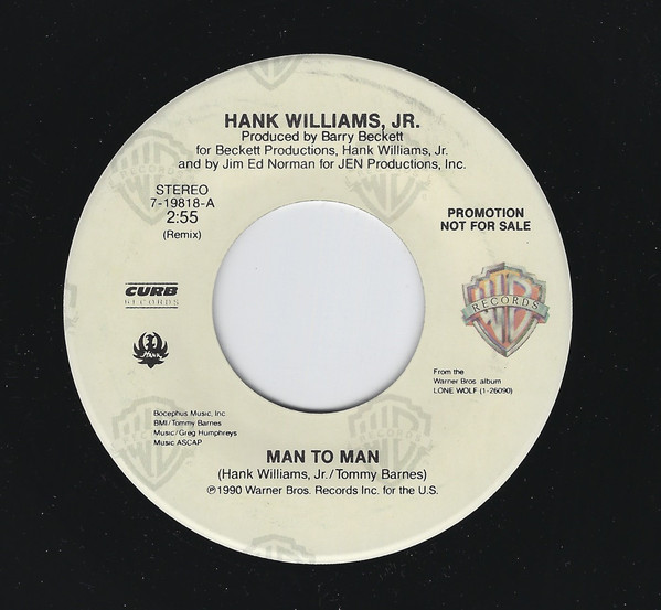 Accords et paroles Man To Man Hank Williams, Jr.