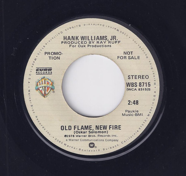 Accords et paroles Old Flame, New Fire Hank Williams, Jr.