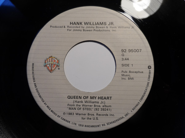 Accords et paroles Queen Of My Heart Hank Williams, Jr.