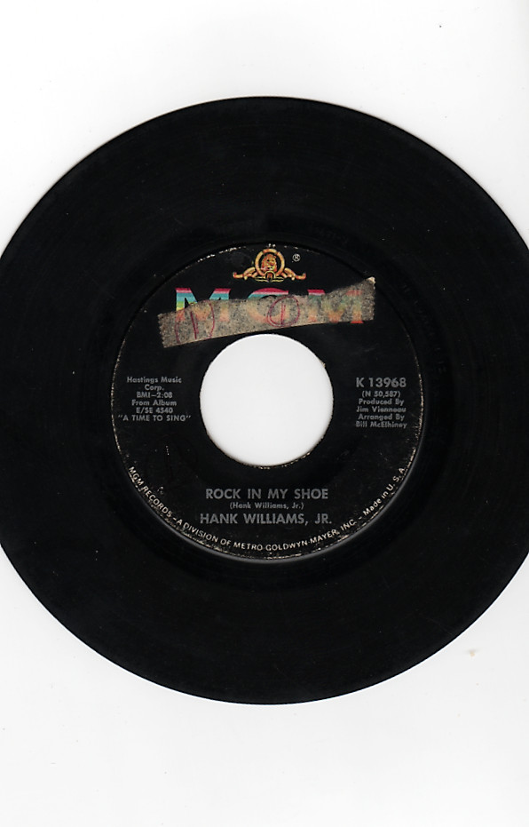 Accords et paroles Rock In My Shoe Hank Williams, Jr.