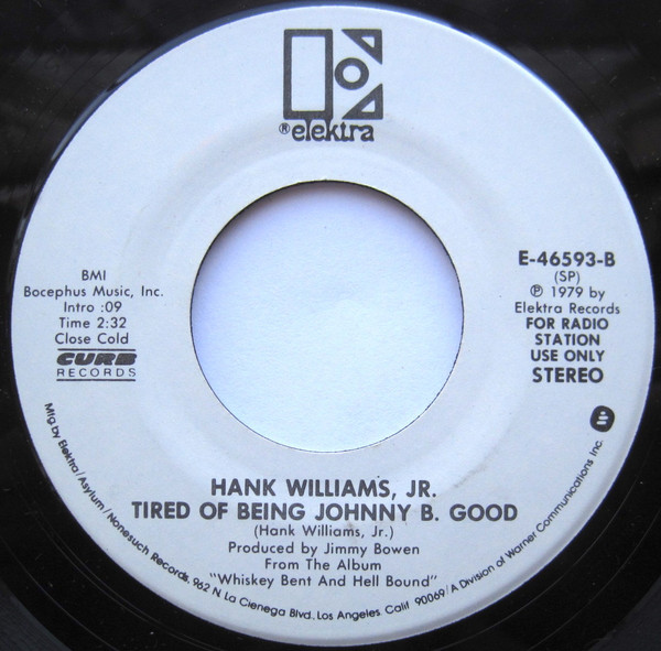 Accords et paroles Tired Of Bein' Johnny B. Good Hank Williams, Jr.