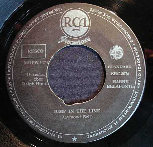 Accords et paroles Jump In The Line Harry Belafonte