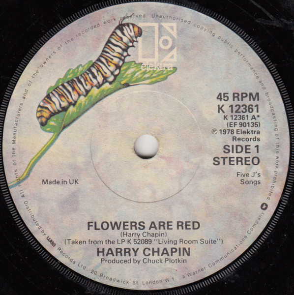 Accords et paroles Flowers Are Red Harry Chapin