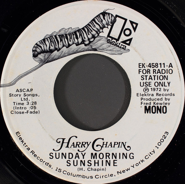Accords et paroles Sunday Morning Sunshine Harry Chapin