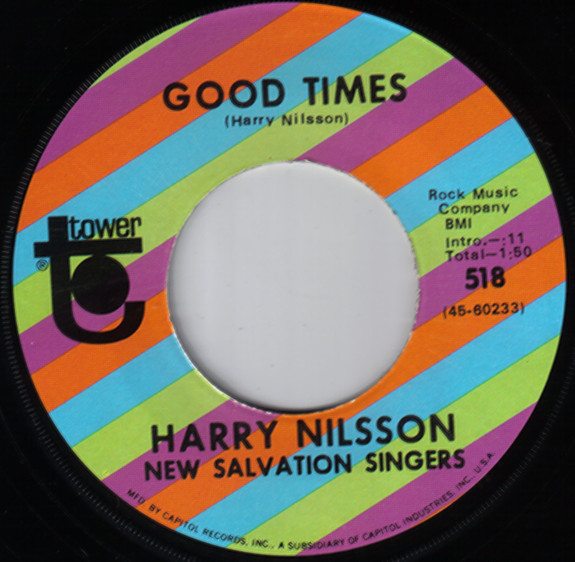 Accords et paroles Good Times Harry Nilsson