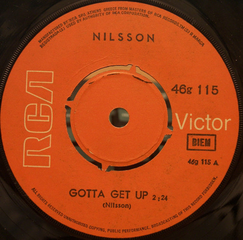 Accords et paroles Gotta Get Up Harry Nilsson