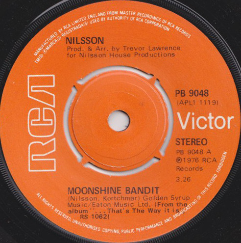 Accords et paroles Moonshine Bandit Harry Nilsson