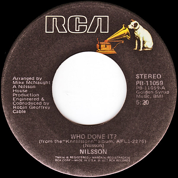 Accords et paroles Perfect Day Harry Nilsson