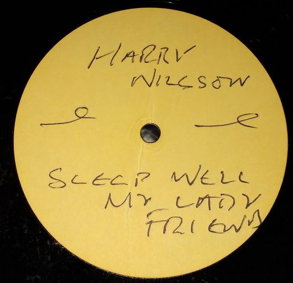 Accords et paroles Sleep Late My Lady Friend Harry Nilsson