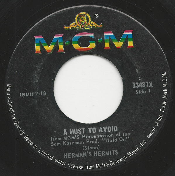 Accords et paroles A Must To Avoid Herman's Hermits