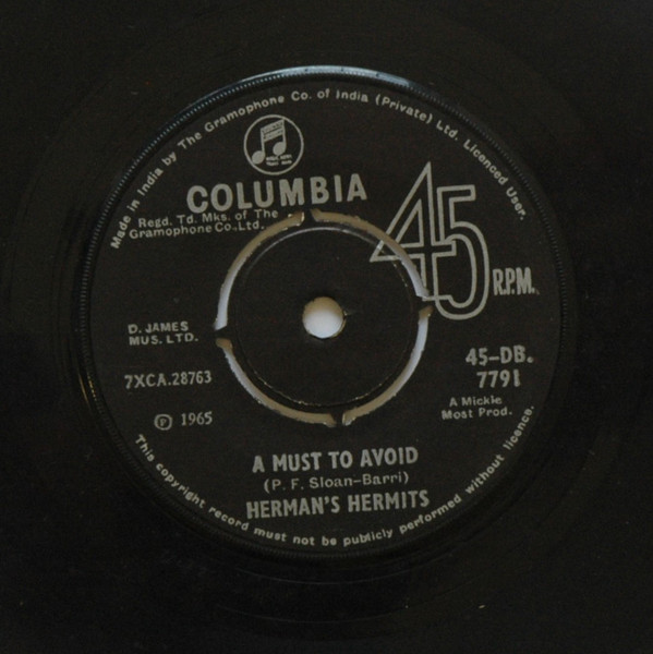 Accords et paroles Man With The Cigar Herman's Hermits