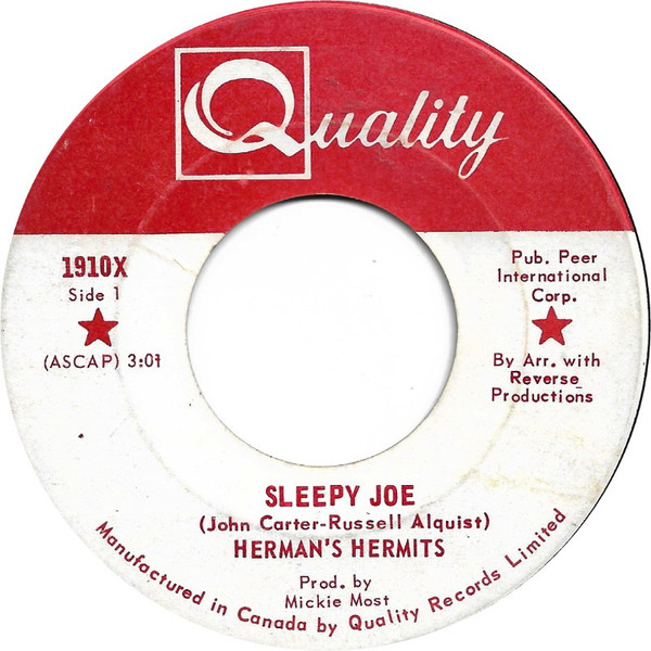 Accords et paroles Sleepy Joe Herman's Hermits