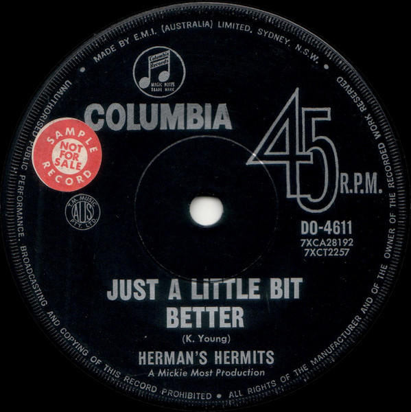 Accords et paroles Take Love Give Love Herman's Hermits