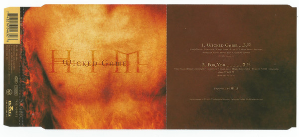 Accords et paroles Wicked game HIM