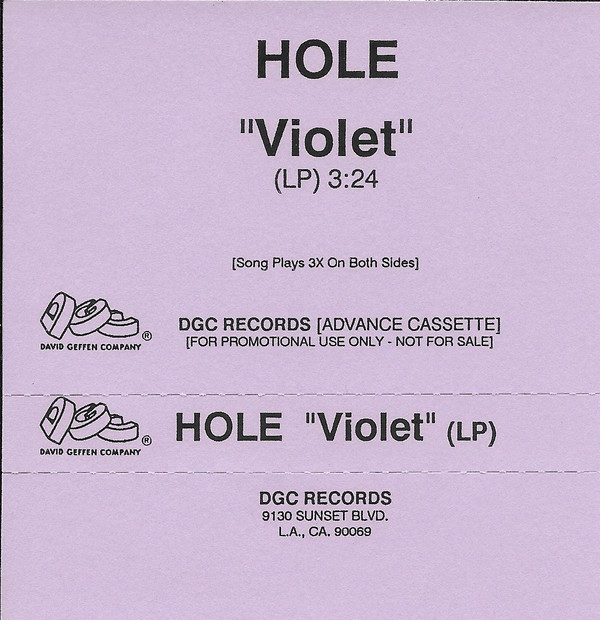 Accords et paroles Violet Hole