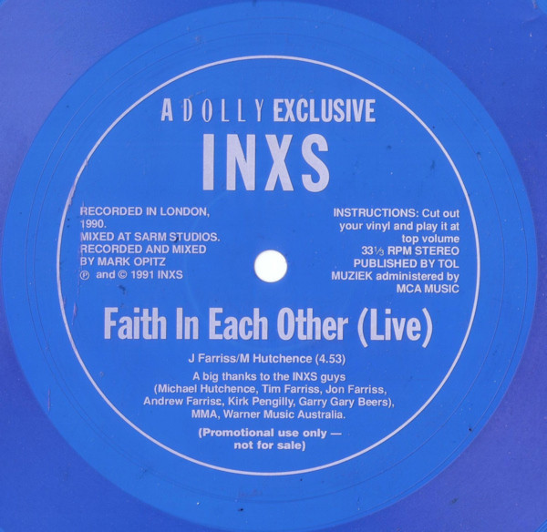 Accords et paroles Faith In Each Other INXS