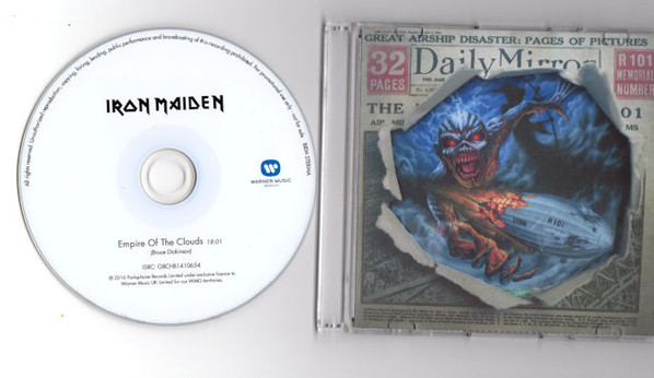 Accords et paroles Empire Of The Clouds Iron Maiden