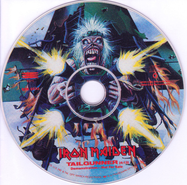 Accords et paroles Tailgunner Iron Maiden