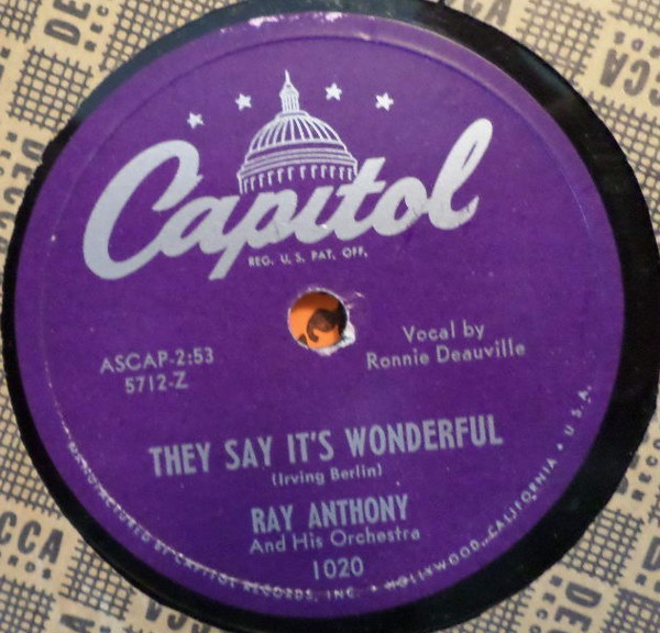 Accords et paroles They Say Its Wonderful Irving Berlin