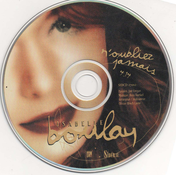 Accords et paroles Jamais Isabelle Boulay