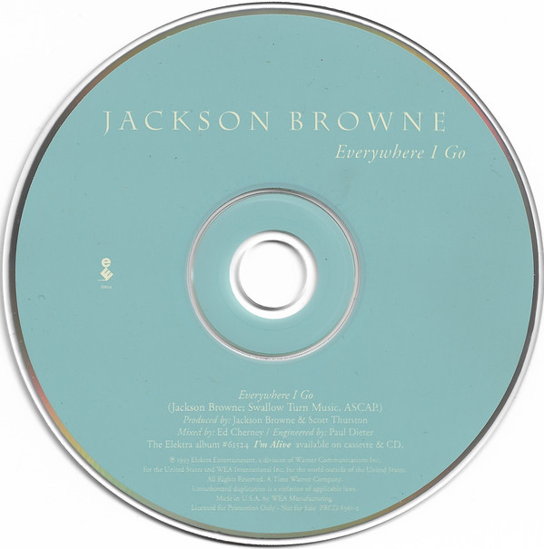 Accords et paroles Everywhere I Go Jackson Browne