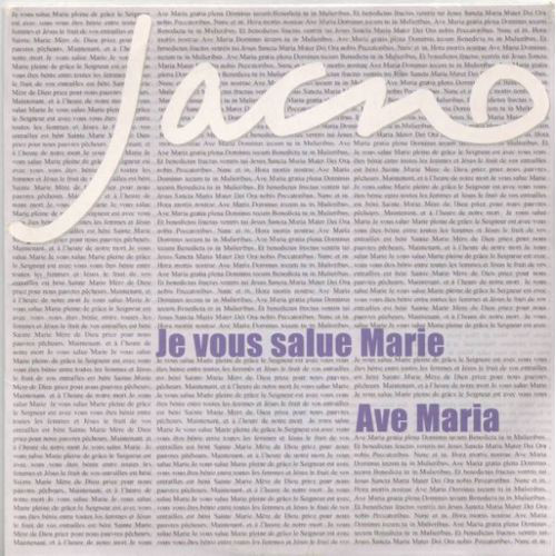 Accords et paroles Je vous salue Marie Jacno