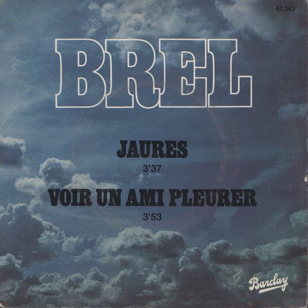 Accords et paroles Jaurès Jacques Brel