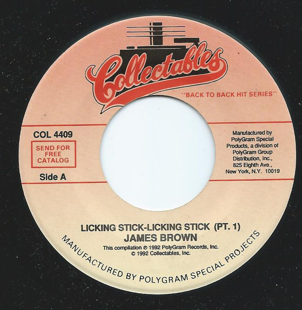 Accords et paroles Licking Stick James Brown