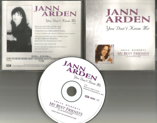 Accords et paroles You Dont Know Me Jann Arden