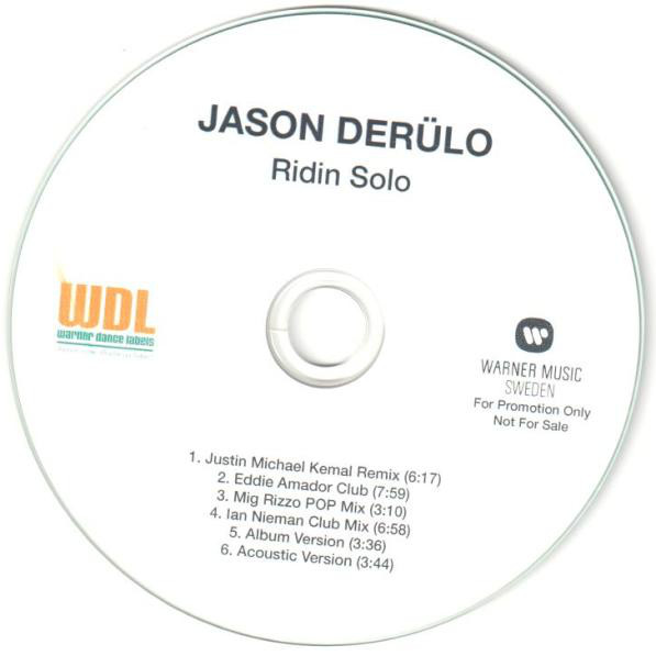 Accords et paroles Ridin' solo Jason Derulo