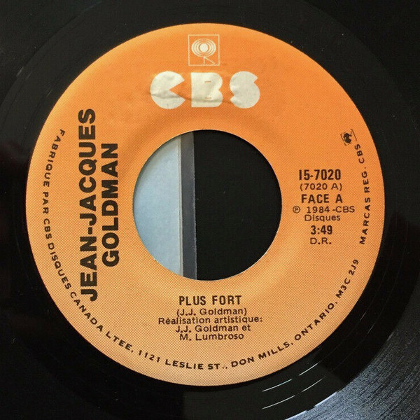 Accords et paroles Plus fort Jean-Jacques Goldman