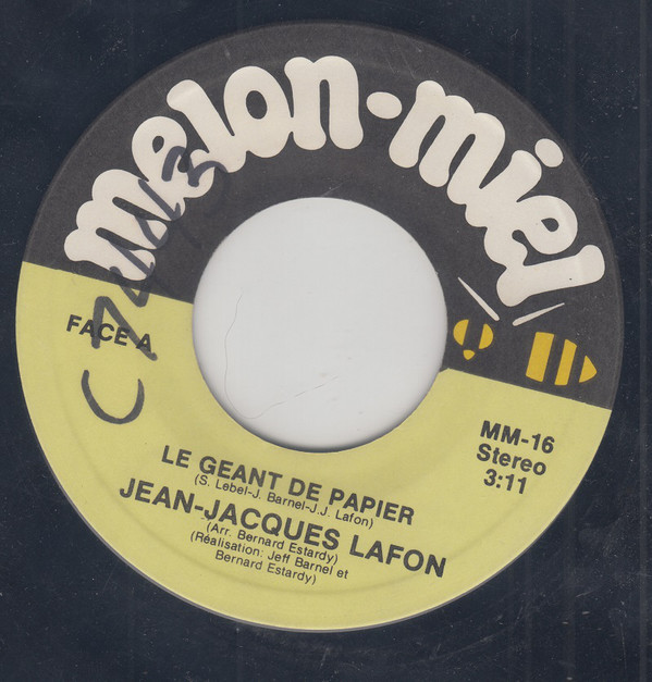 Accords et paroles Le géant de papier Jean-Jacques Lafon