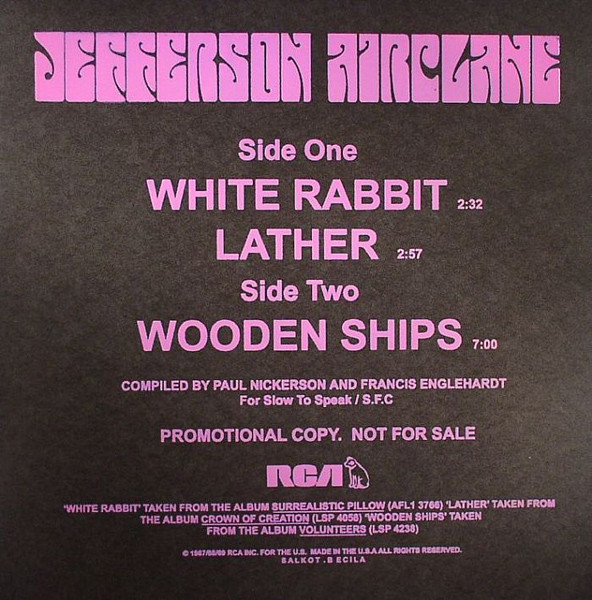 Accords et paroles Wooden Ships Jefferson Airplane