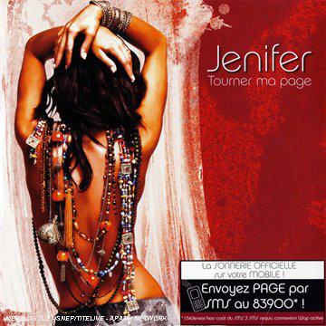 Accords et paroles Tourner ma page Jenifer