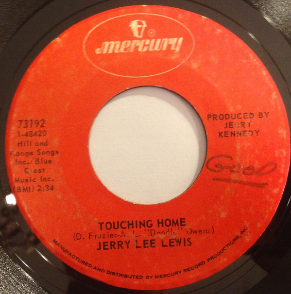 Accords et paroles Touching Home Jerry Lee Lewis