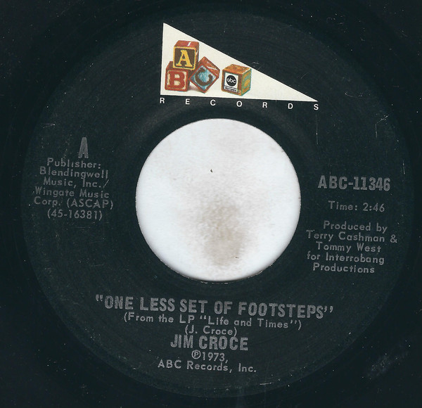 Accords et paroles One Less Set Of Footsteps Jim Croce