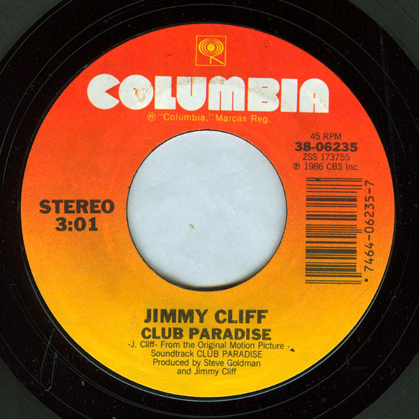 Accords et paroles Club Paradise Jimmy Cliff