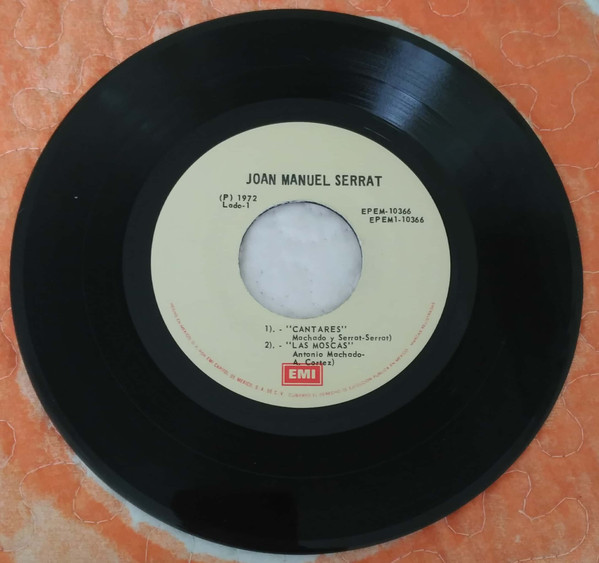 Accords et paroles Cantares Joan Manuel Serrat