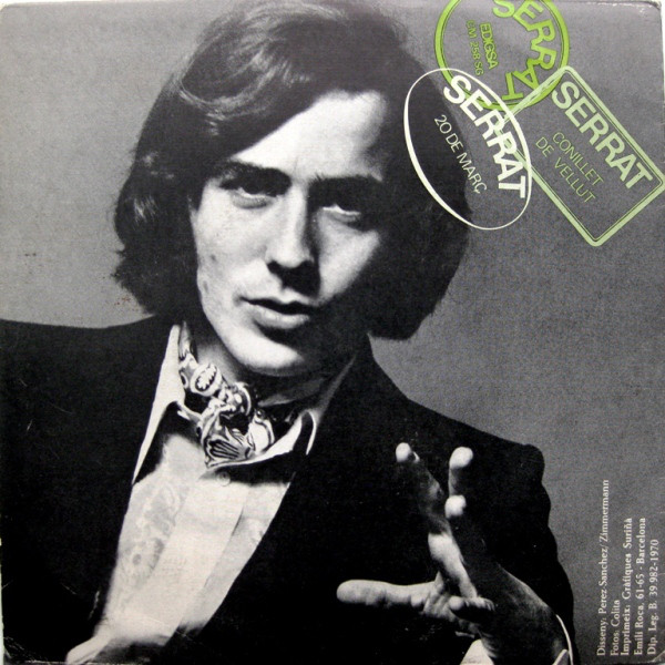 Accords et paroles Conillet De Vellut Joan Manuel Serrat
