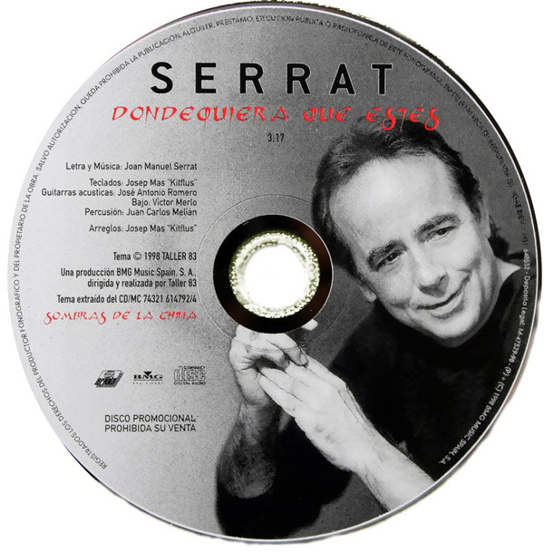Accords et paroles Donde Quiera Que Estes Joan Manuel Serrat