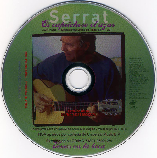 Accords et paroles Es Caprichoso El Azar Joan Manuel Serrat