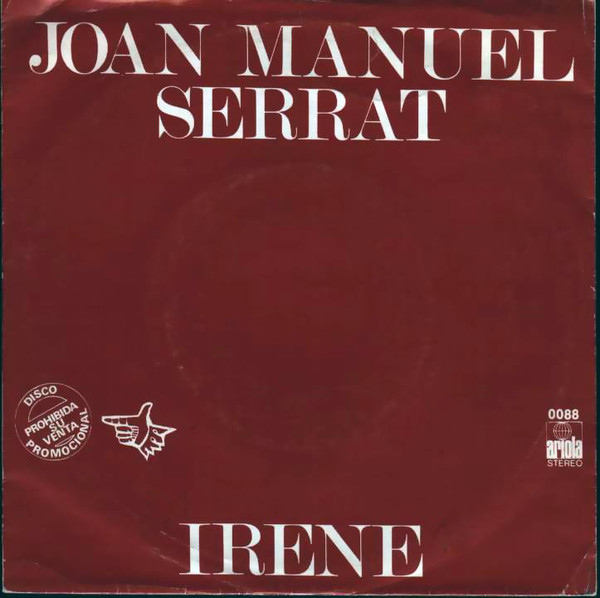 Accords et paroles Irene Joan Manuel Serrat