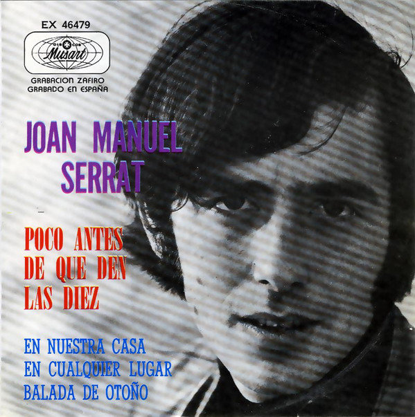 Accords et paroles Poco Antes De Que Den Las Diez Joan Manuel Serrat