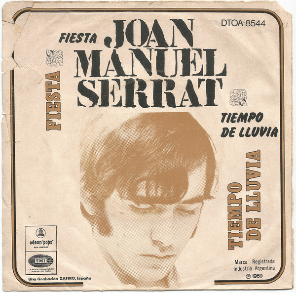 Accords et paroles Tiempo De Lluvia Joan Manuel Serrat