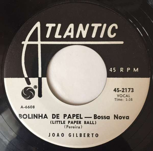 Accords et paroles Bolinha de Papel João Gilberto