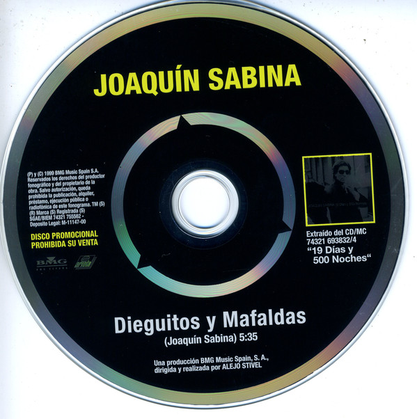 Accords et paroles Dieguitos Y Mafaldas Joaquín Sabina