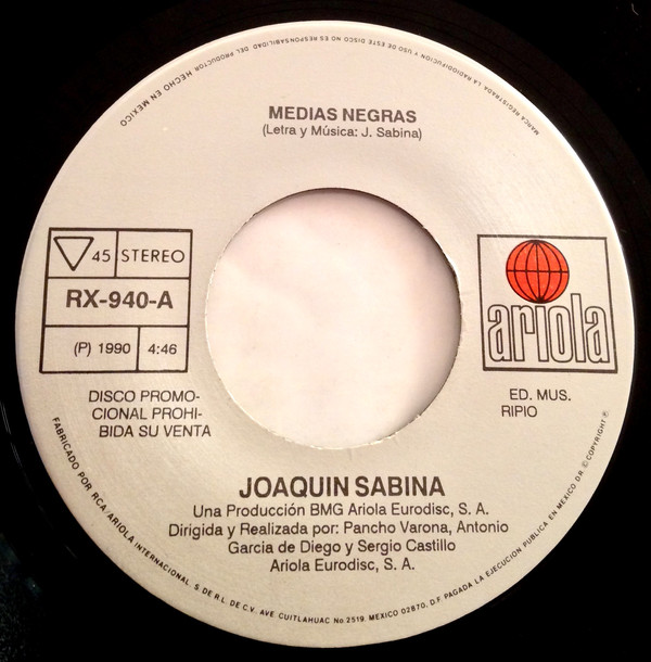 Accords et paroles Medias Negras Joaquín Sabina